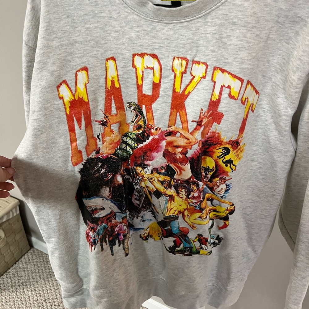 MARKET Light Gray Sweatshirt